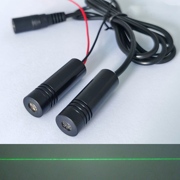 520nm 10mW Laser Diode Module Line Green Laser Positioner 12*40mm - Click Image to Close